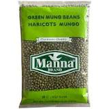 Manna - Green Mung Beans Whole Premium Quality 12 OZ