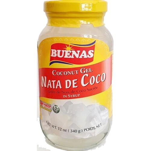 Buenas - Nata De Coco - Coconut Gel in Syrup White 12oz