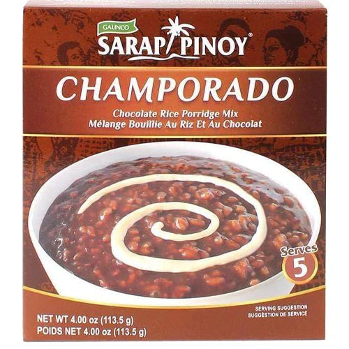 Sarap Pinoy - Champorado - Chocolate Rice Porridge Mix - Serves 5 - 113.5 G