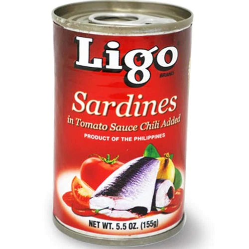 Ligo - Sardines in Tomato Sauce Chili Added 155 G