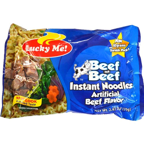 Lucky Me -Beef na Beef Instant Noodles k- 70 G