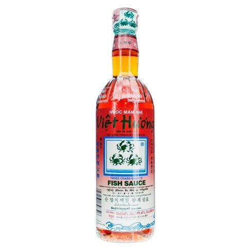 Three Crab Brand Fish Sauce Nuoc Mam Nhi 24oz